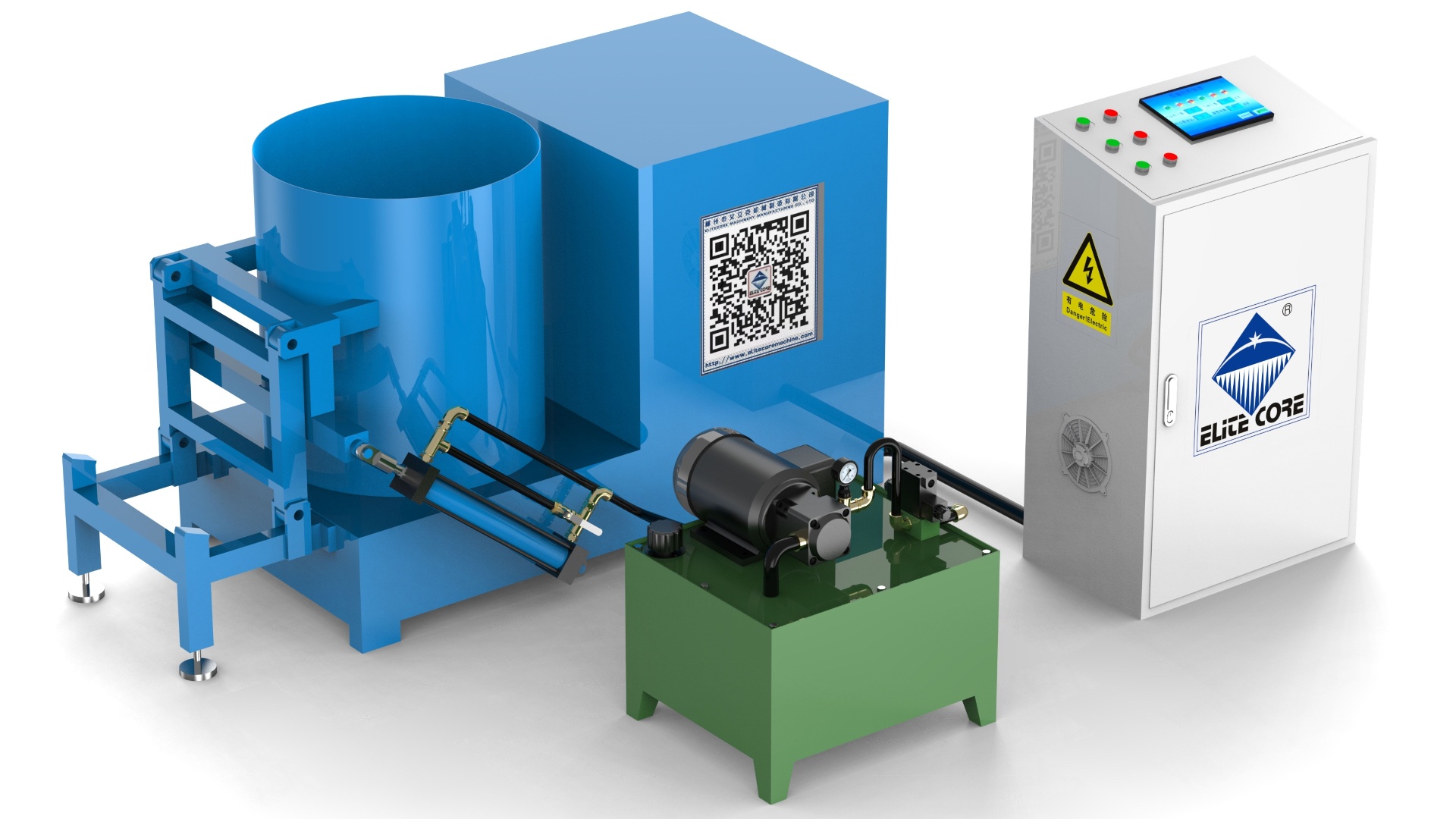 ECMT-101B  卧式手动泡绵发泡机(自动倒料) 